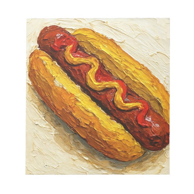Het dog oljemålning (#1) anteckningsblock (Framsida)