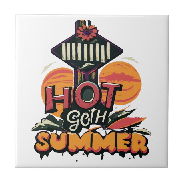 Het goth sommar chic  kakelplatta (Framsidan)