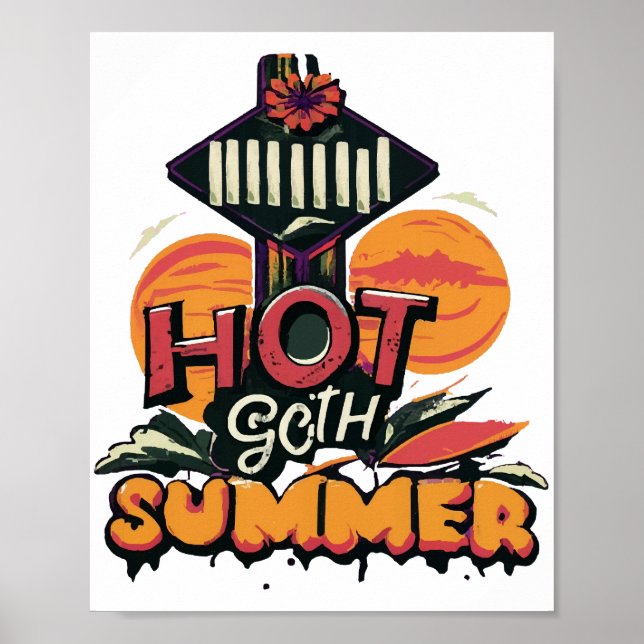 Het goth sommar chic  poster (Framsidan)