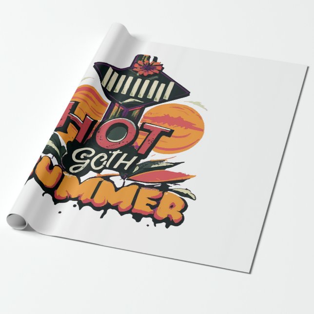 Het goth sommar chic  presentpapper (Utrullad)