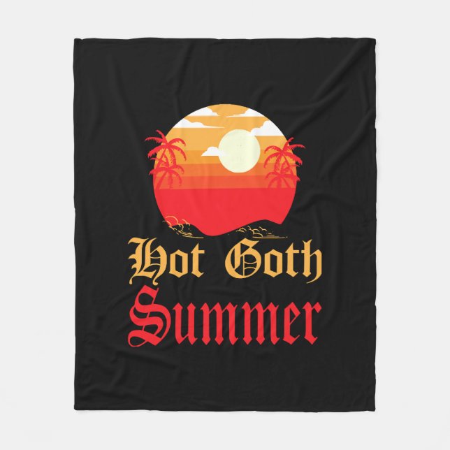 het goth sommar  fleecefilt (Framsidan)