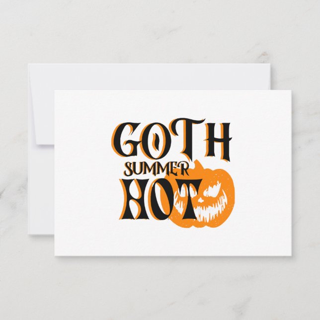 Het Goth Sommar-Skräck Leende Pumpa (Framsida)