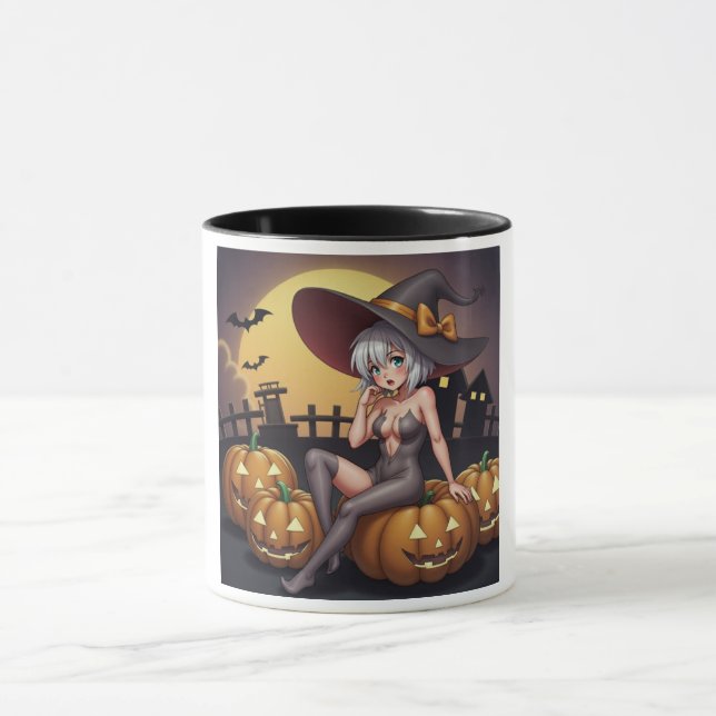 Het Häxa i Halloween Pumpafältet Mugg (Center)