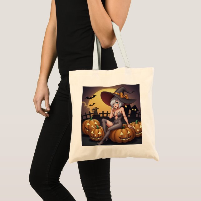 Het Häxa i Halloween Pumpafältet Tygkasse (Framsida (produkt))