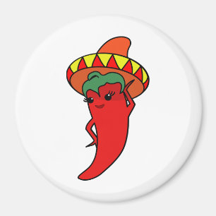 Het Kawaii Pepper Diva Magnet