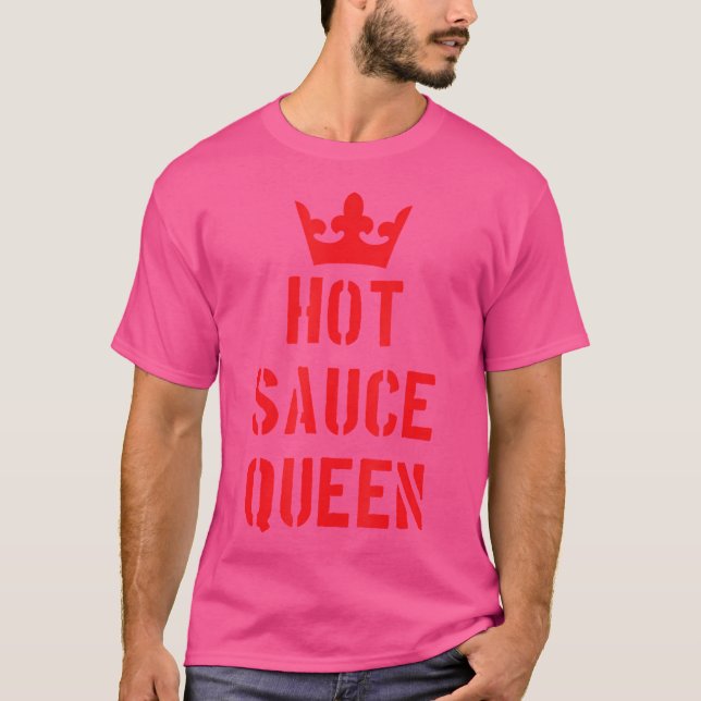 Het Kryddstark Såskunglighet Rolig Krydda Peppar M T Shirt (Framsida)