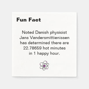 Het Minut Roligt Fakta Cocktail Pappersservett