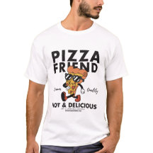 Het och läcker pizza