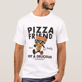 Het och läcker pizza t shirt
