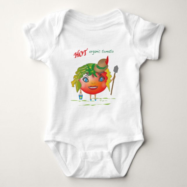 Het Organisk Tomat T-shirt (Framsida)