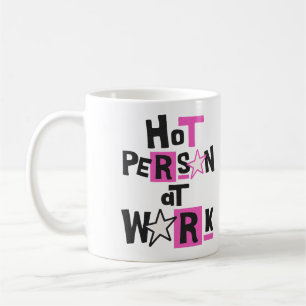 Het Person På Jobbet Roligt Arbetsplats Humor Kaffemugg