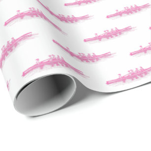 Het Pink Vita Kvinnor Rodd Roddare Besättning Lag  Presentpapper