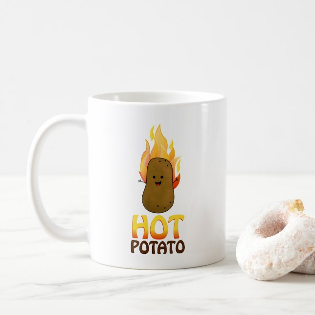 Het Potatis Kaffemugg (Med munk)