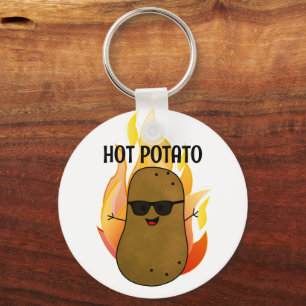 Het Potatis Personlig Nyckelring