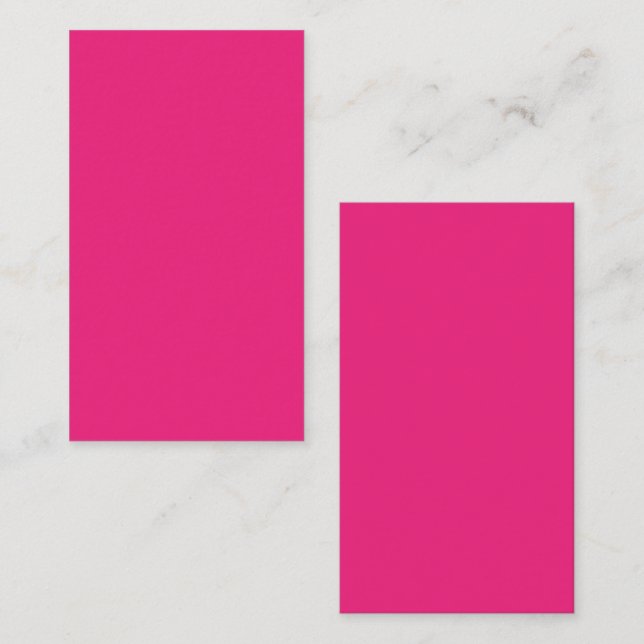 Het Rosa Bröllop | Kraftfull Enfärgad Inbjudan (Fram/baksida)