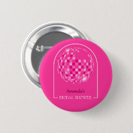Het rosa disco-boogie bröllopsdusch knapp
