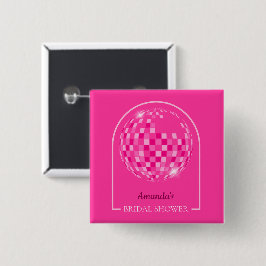 Het rosa disco-boogie bröllopsdusch knapp