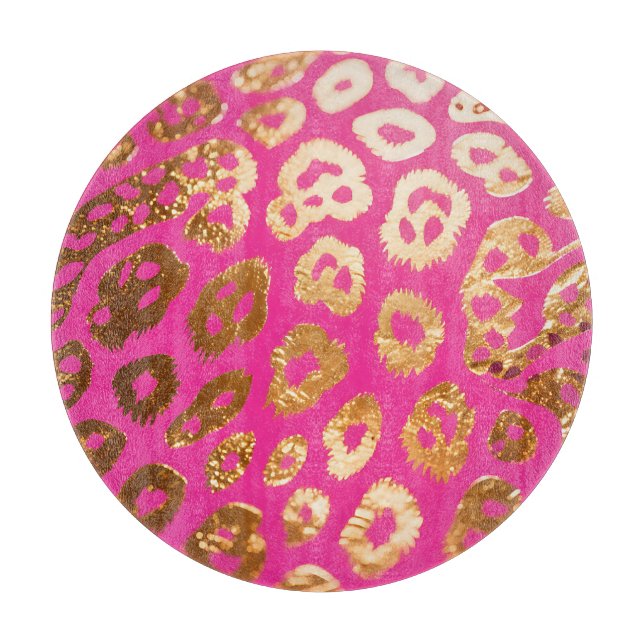 Het Rosa Guld Leopardtryck Glam (Framsidan)