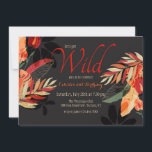 Het sommarfest inbjudningar<br><div class="desc">Tropiska blommor och ormbunkar i heta sommarfärger gläder ögat i denna vilda blommiga inbjudan. Perfekt för alla dina sommarevenemang och fester. (Tropisk blommig vektor skapad av pikisuperstar - www.freepik.com). Kortet är lätt att anpassa med din text, teckensnitt och typsnittsfärg. Inte exakt vad du letar efter? Alla våra produkter kan utformas...</div>