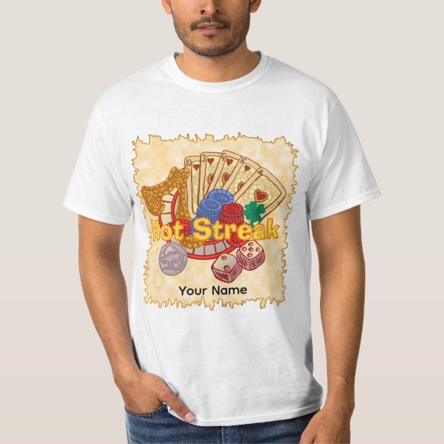 Het Streak Poker T Shirt (Framsida)