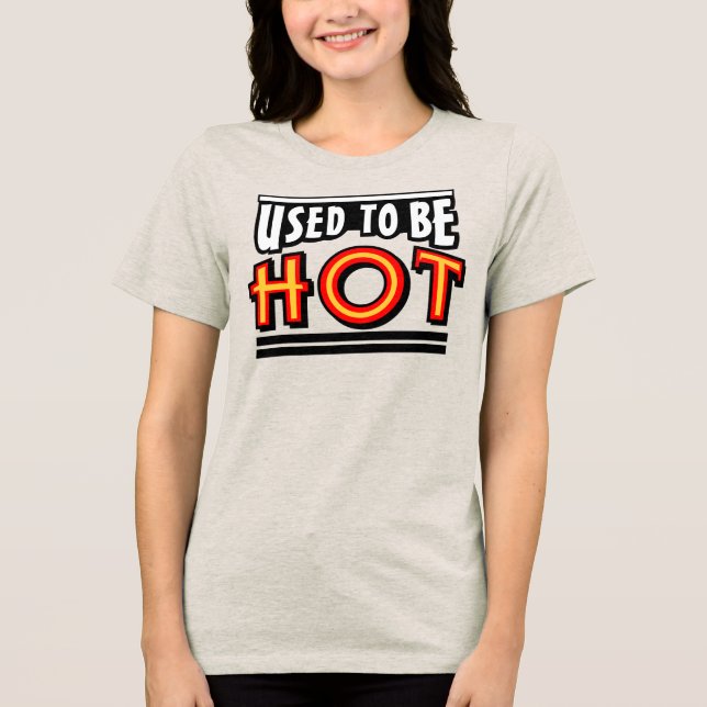 Het var använd Tri-Blend T- för kvinnor T Shirt (Framsida)
