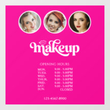 Het Vibrant Rosa 3 Foto Makeup MUA Öppettider