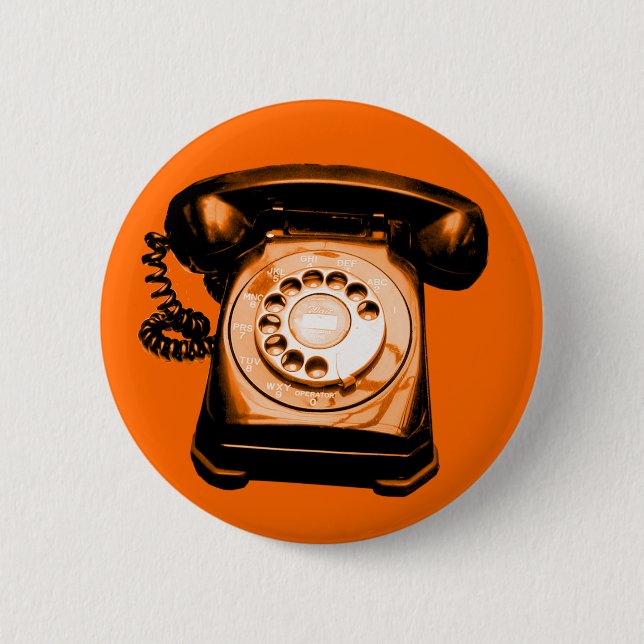 Heta linjenorange knapp (Framsida)