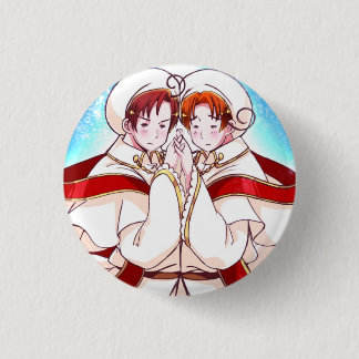 Hetalia North & South Italien Button Knapp