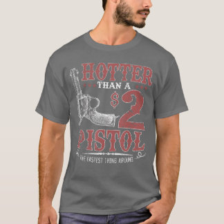 Hetarehan en 2 Pistol Country Concert familj T Shirt