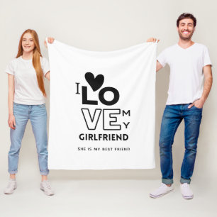 HETASTE Flickvän Alert! Jag älskar min GF Award TE Fleecefilt