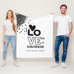 HETASTE Flickvän Alert! Jag älskar min GF Award TE Fleecefilt