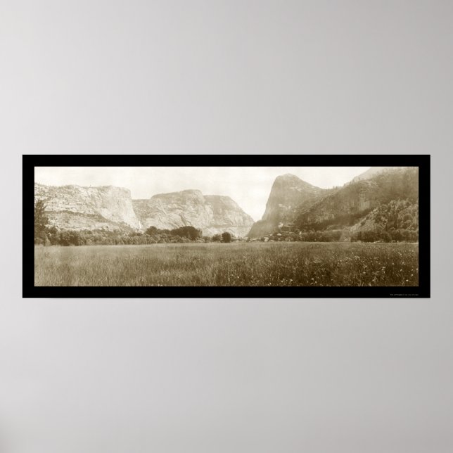 Hetch Hetchy Valley Photo 1911 Poster (Framsidan)