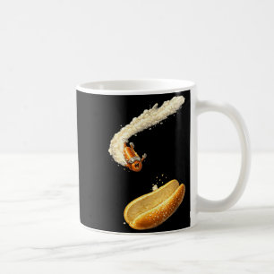 Hetdogg högstuppflyg roliga män kvinnor kläder Het Kaffemugg