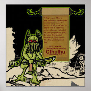 Heter kom Cthulhu... Poster