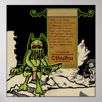Heter kom Cthulhu... Poster