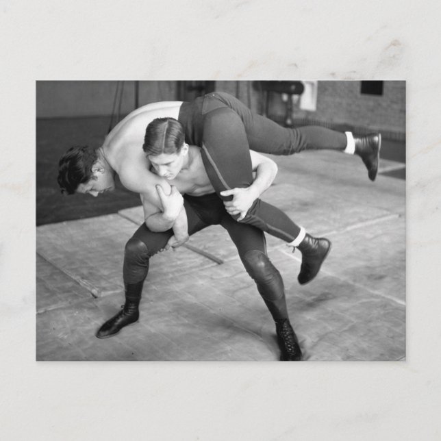 Hetero brottare vykort (Framsida)