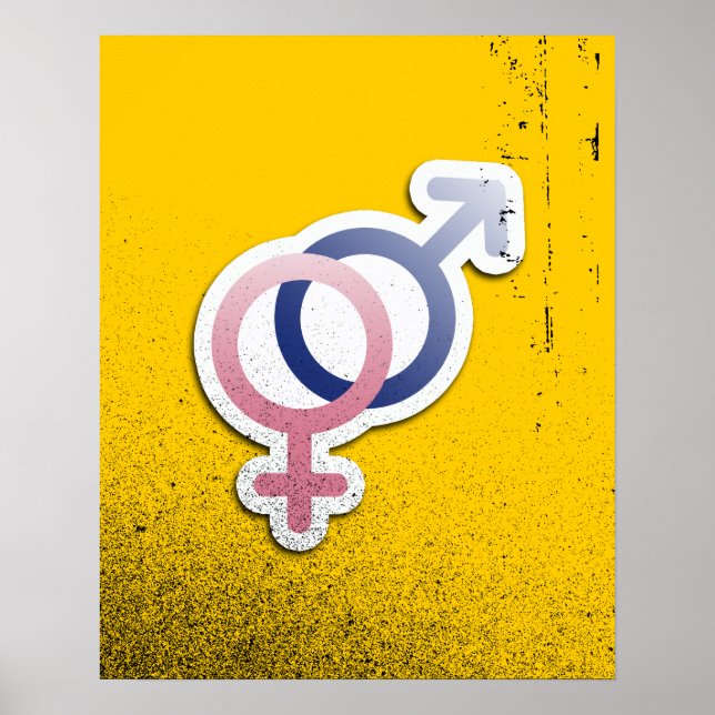 HETERO KÄRLEK SYMBOLER -.png Poster (Framsidan)