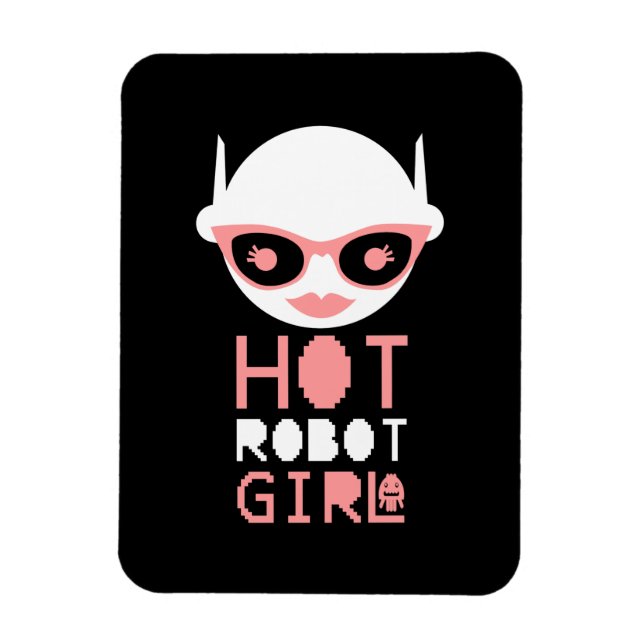Hetero robotflicka magnet (Vertikal)
