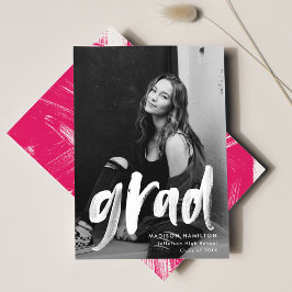 Hetero Rosa | Abstrakt Fotograduation Meddelande