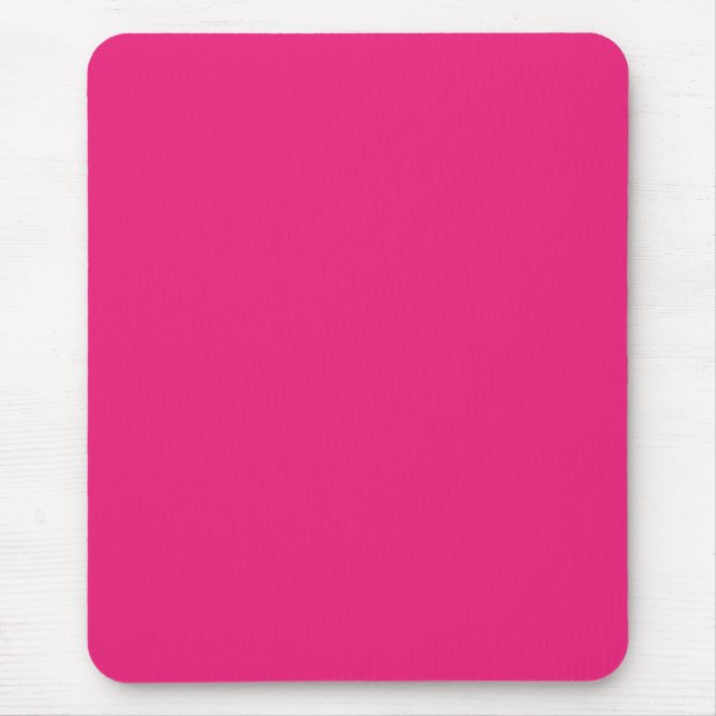 Hetero Rosa Bröllop | Djärv Enfärgad Inbjudan Musmatta (Framsidan)