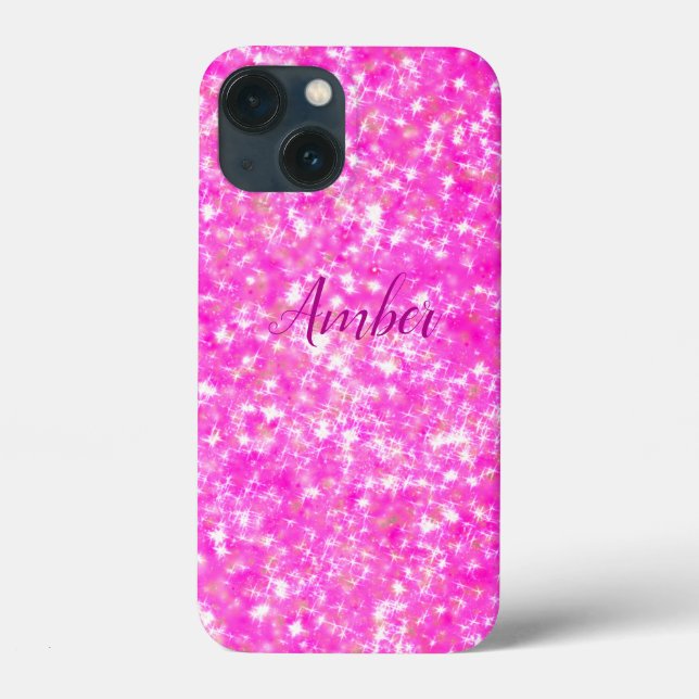 Hetero Rosa Glitter Elegant Personlig (Baksida)