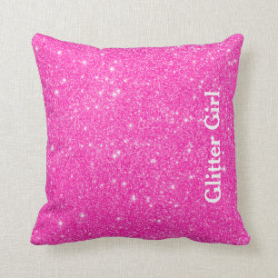 Hetero Rosa Glitter Flicka Visa Dina Glamorösa Gni Kudde