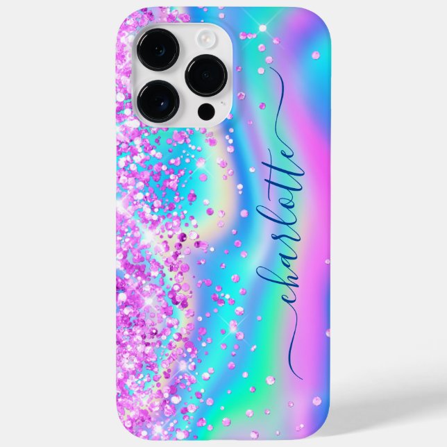 Hetero rosa glitter iridiserande glamour feminin s (Baksida)