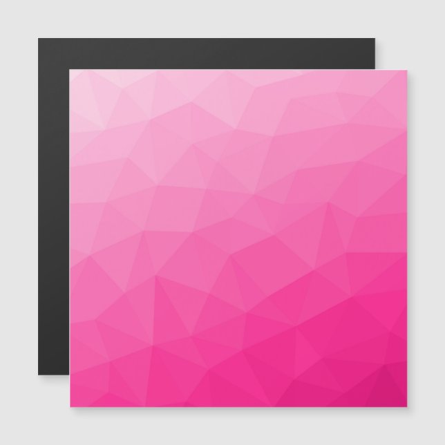 Hetero rosa Gradient Geometriskt nätmönster (Fram/baksida)