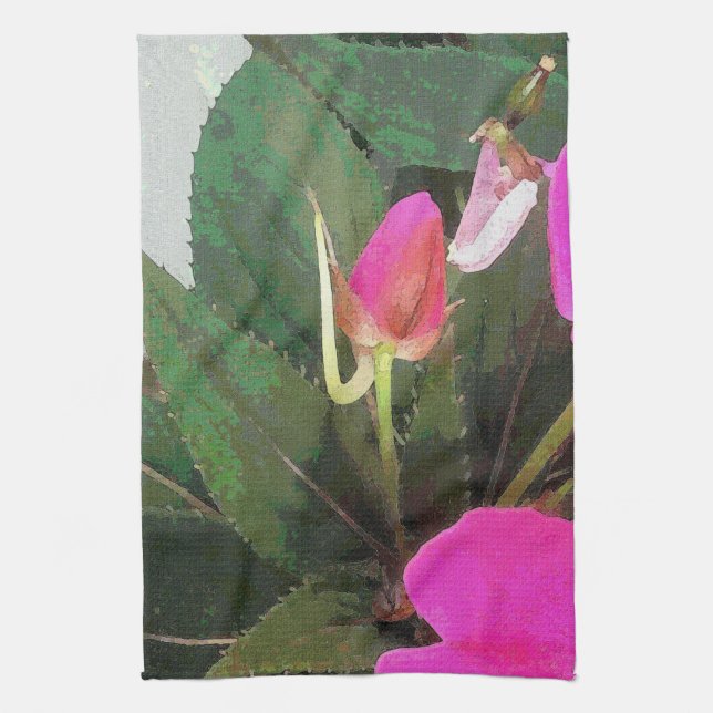 Hetero Rosa Kökshandduk (Vertikal)