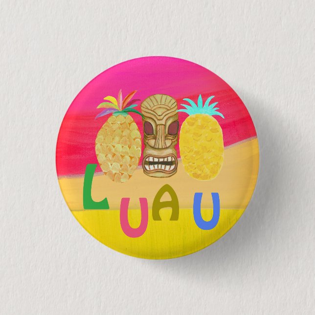 Hetero Rosa Luau Knapp (Framsida)