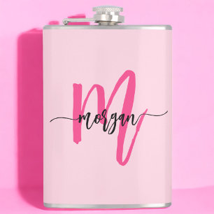 Hetero Rosa Monogram Flickas Sjungmöparty Fickplunta