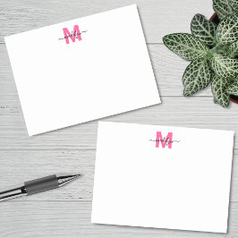Hetero Rosa Monogram Post-it Block