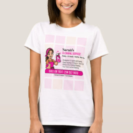Hetero Rosa Sprayflaska Hemstädning Städhjälp T Shirt