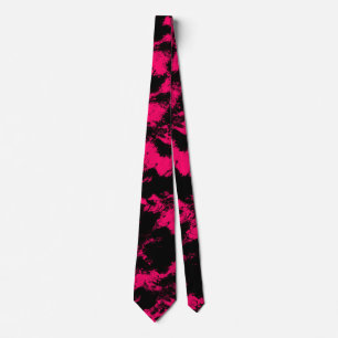 Hetero rosa svart halsduk slips